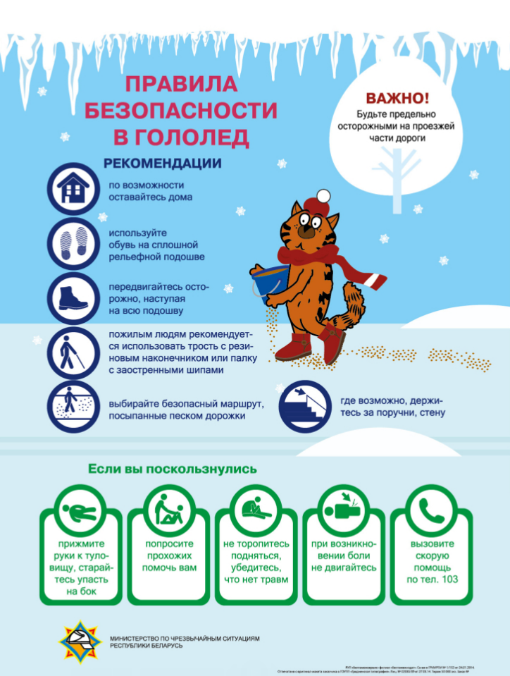 Осторожно, гололёд! Факторы опасности