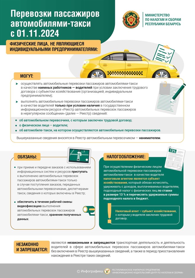 Налоги такси